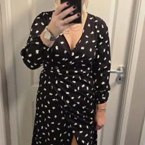 Robe portefeuille noire